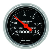 Laddtrycksmätare 52mm 60 CM HG / 2.1KG/CM2 (Mekanisk) SPORT-COMP